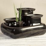 Miaustore Fuente para gatos Negro