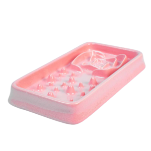 Alimentador lento rosa